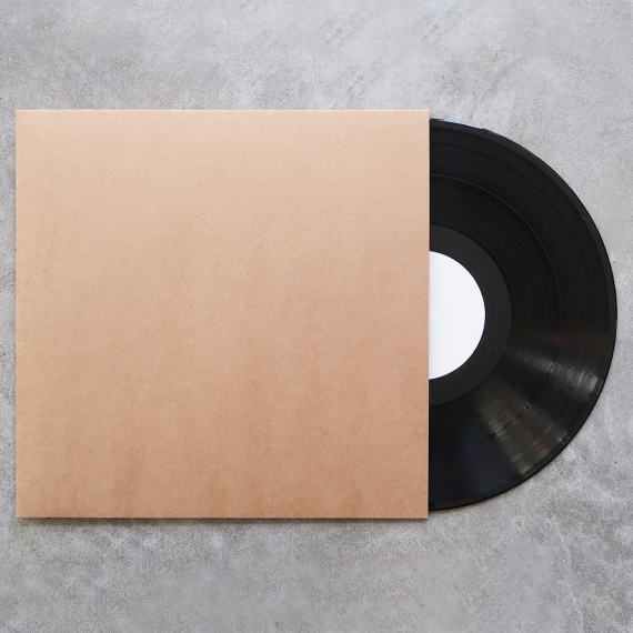 Pochette carton vinyle