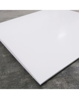 White vinyl storage pouch