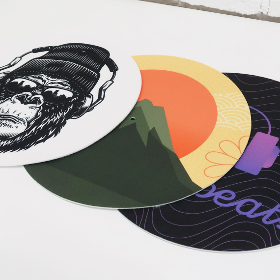 Personalized Fat Turntable Slipmat Feylt