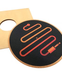 Personalized Cork Turntable Slipmat