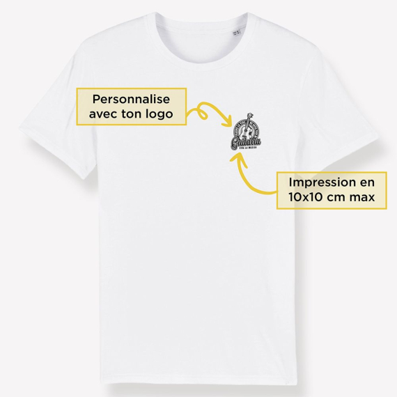 tee-shirt avec logo sur le coeur