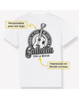 Tshirt personnalisé logo dos