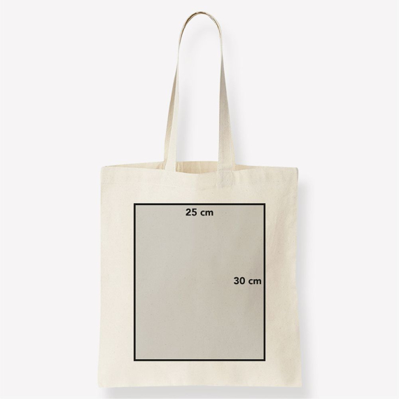 Tote bag à personnaliser Impression logo en 1 couleur