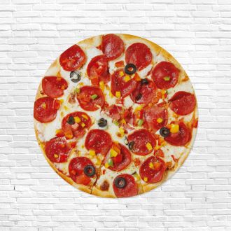 pizza vinyl slipmat