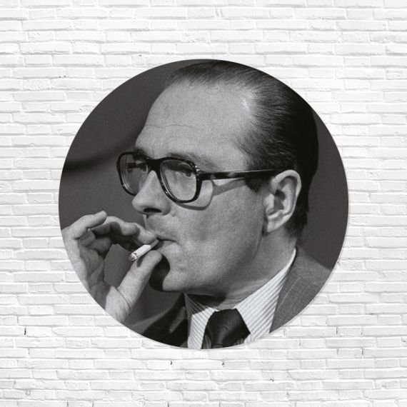 Smoking Chirac Vinyl Slipmat