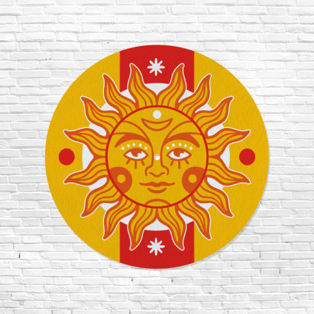 Feutrine Vinyle Tarot Soleil