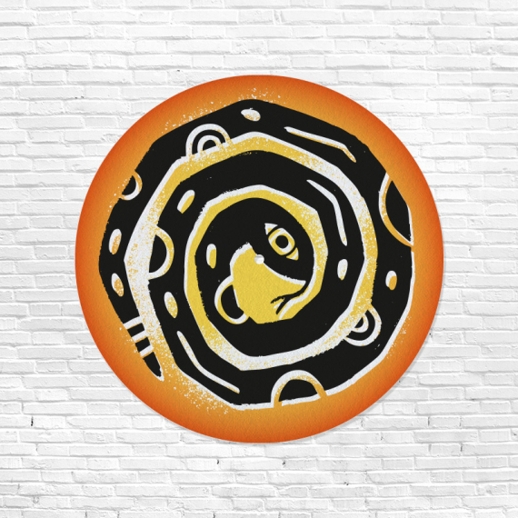 Serpent Vinyl Slipmat