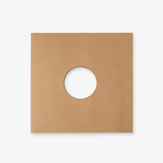 Pochette Carton Kraft 33T avec Trou