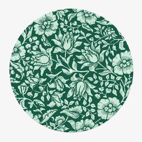 Flowery Vinyl Slipmat
