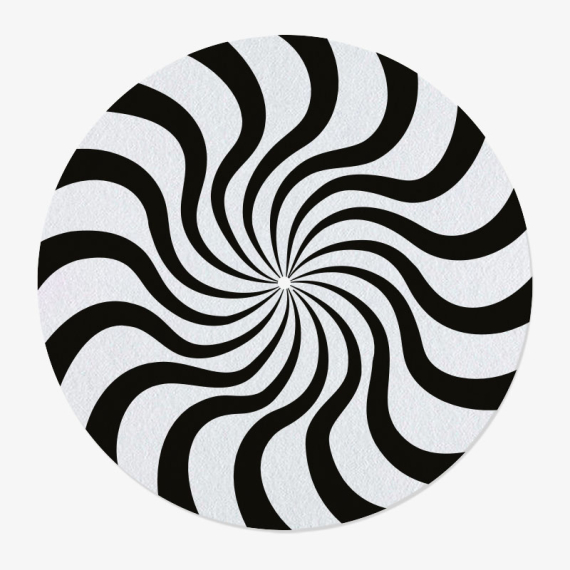 feutrine vinyle psychédélique