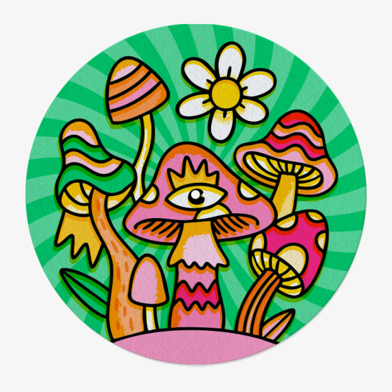 Feutrine Vinyle Champignon