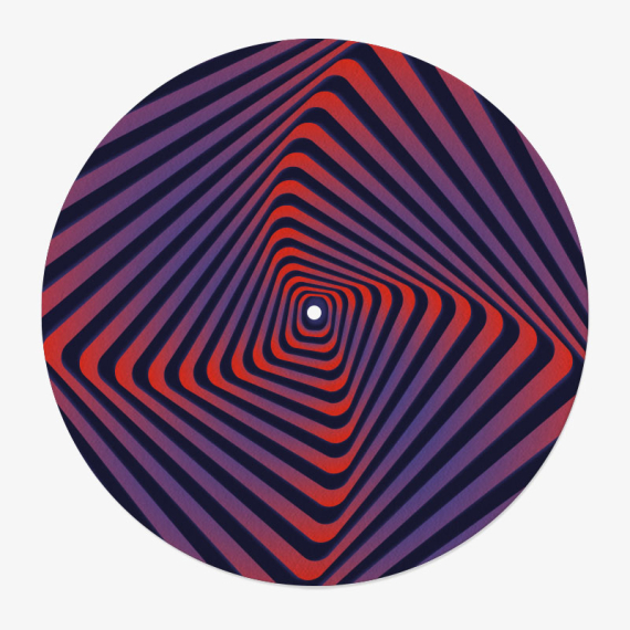 feutrine vinyle psychédélique
