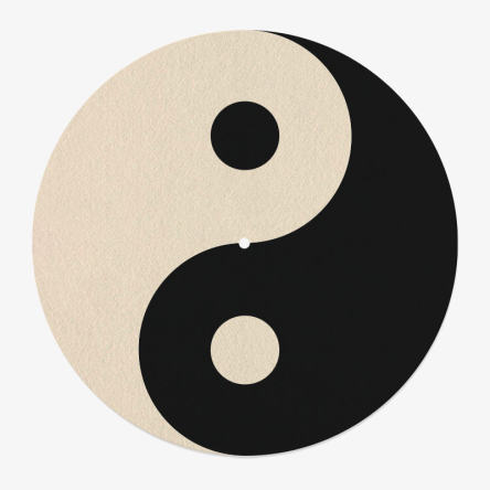 feutrine vinyle ying yang