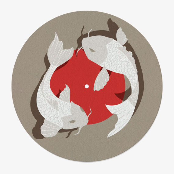 Koi Carp Vinyl Slipmat