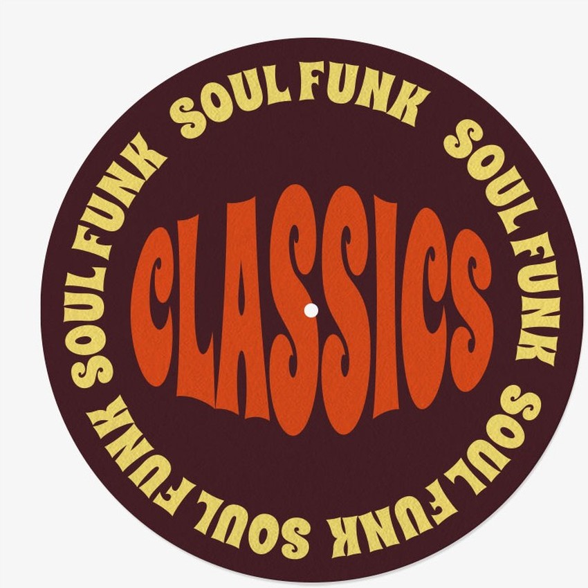 Soul Funk Vinyl Slipmat | Felt Printed in France | Feylt