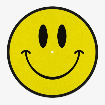 Smiley Vinyl Slipmat | Slipmat for 12" for Turntable | Feylt