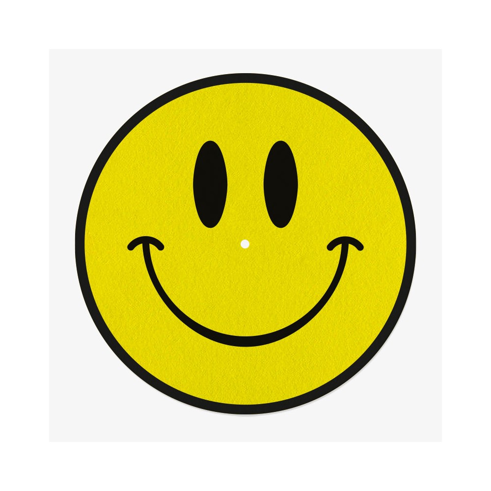 Smiley Vinyl Slipmat | Slipmat for 12" for Turntable | Feylt