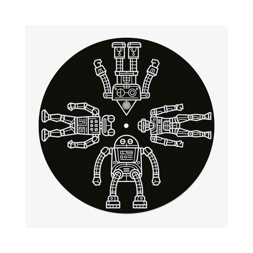 Robot Vinyl Slipmat | 12" Slipmat Printed in France | Feylt