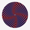 Red Psychedelic Vinyl Slipmat | High Quality Slipmat | Feylt