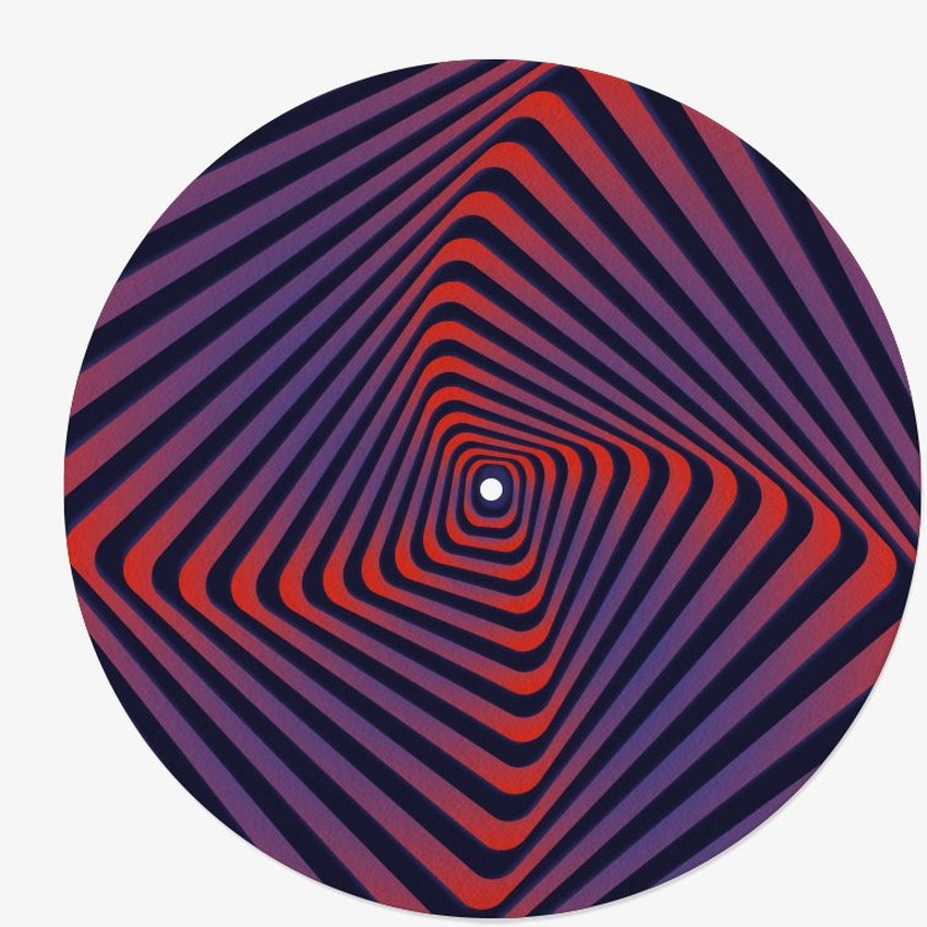 feutrine vinyle psychédélique
