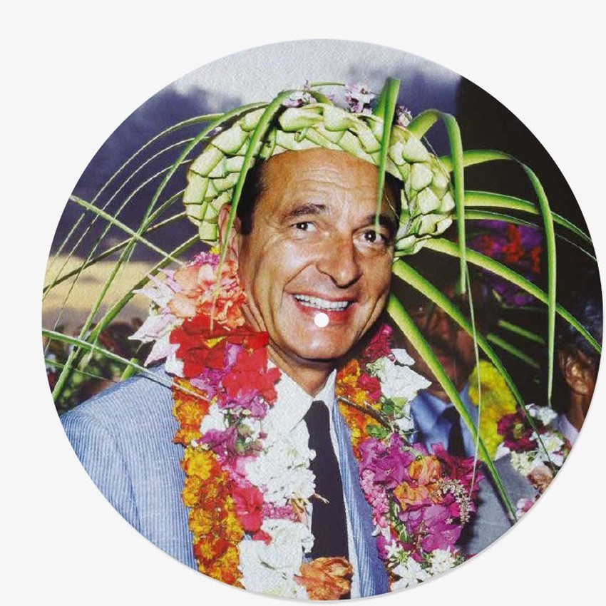 Chirac in Bora Bora Vinyl Slipmat | High Quality Slipmat | Feylt
