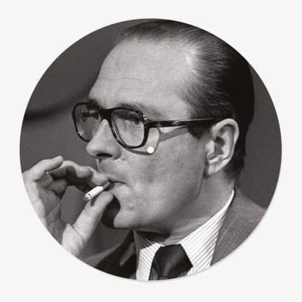 Smoking Chirac Vinyl Slipmat | Original Slipmat for Turntable | Feylt