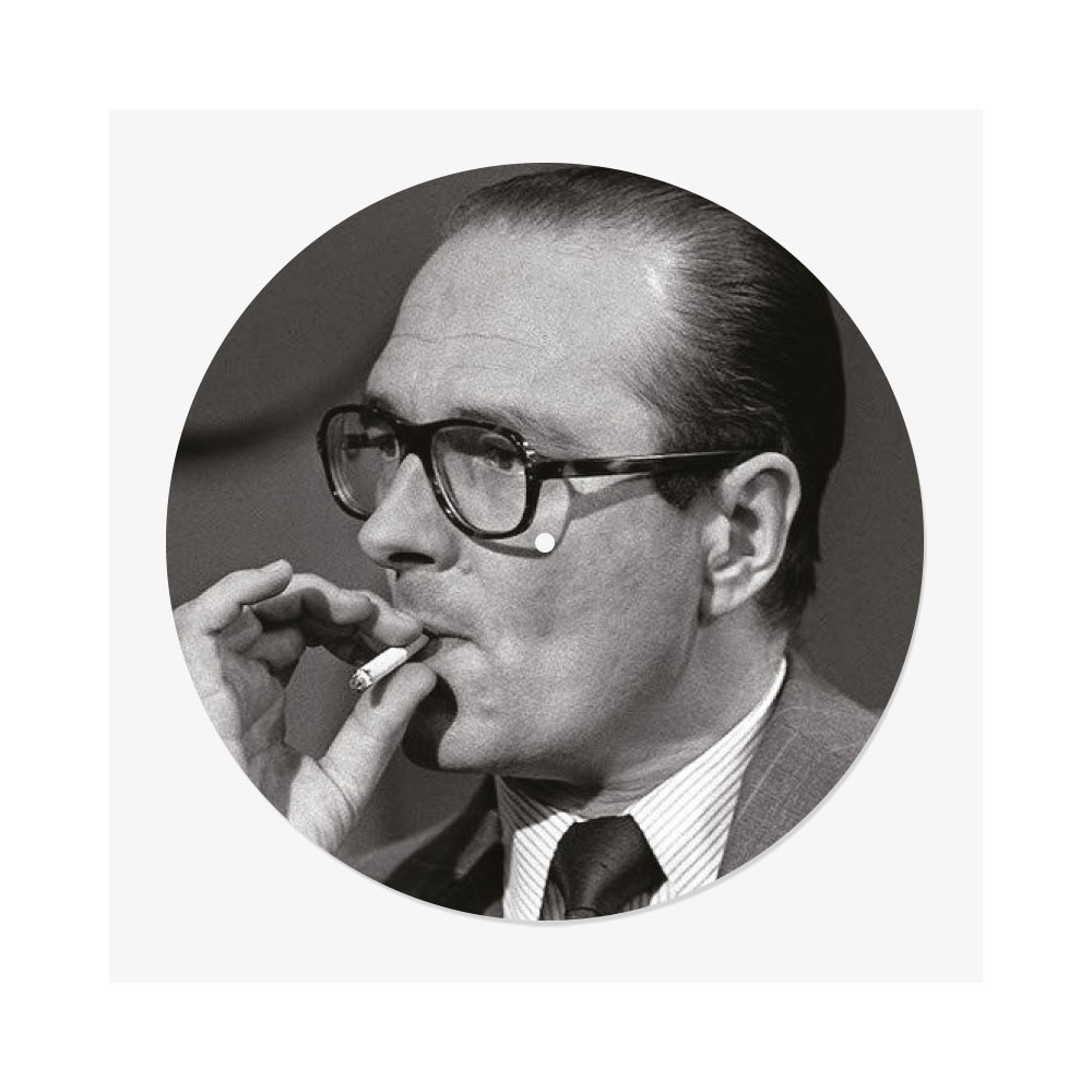 Smoking Chirac Vinyl Slipmat | Original Slipmat for Turntable | Feylt