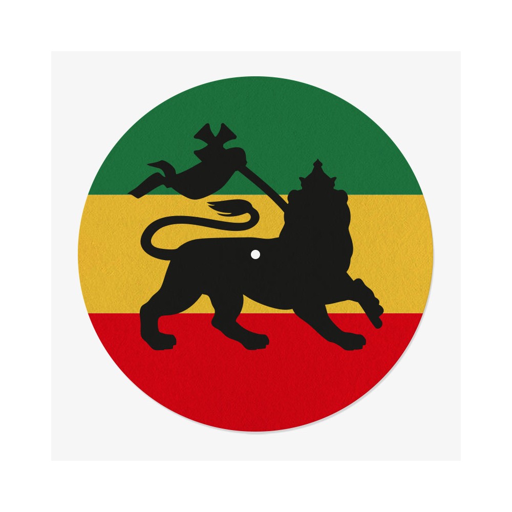 Reggae Vinyl Slipmat | 12" Slipmat for Vinyl Turntable | Feylt