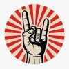 Rock Vinyl Slipmat | 12 po Slipmat for Vinyl Turntable | Feylt
