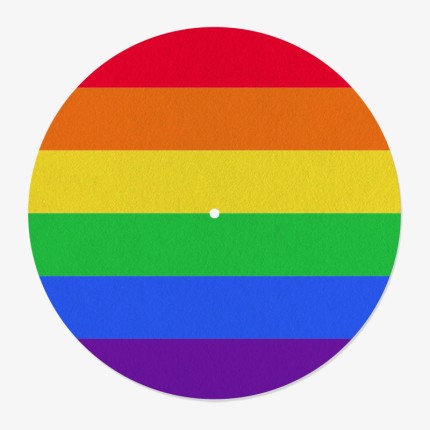 Pride Vinyl Slipmat | Colorfull Slipmat for Vinyl Turntable | Feylt