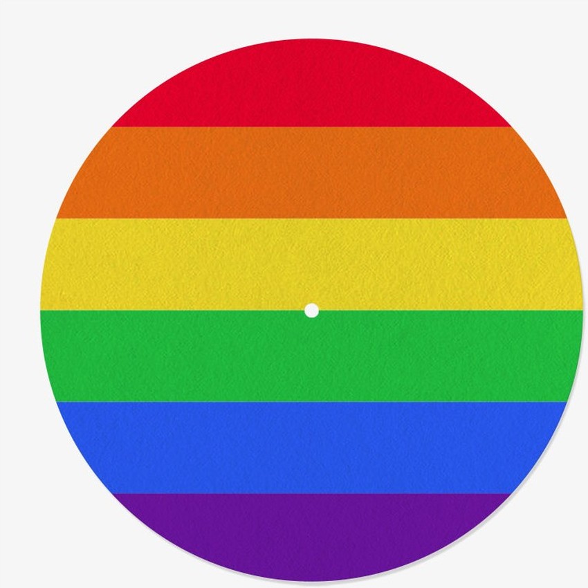 Pride Vinyl Slipmat | Colorfull Slipmat for Vinyl Turntable | Feylt