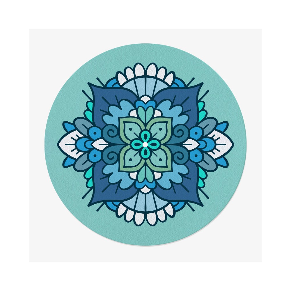 Mandala Vinyl Slipmat | 12" Slipmat for Vinyl Turntable | Feylt