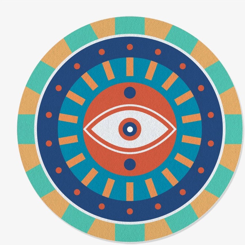feutrine vinyle oeil design