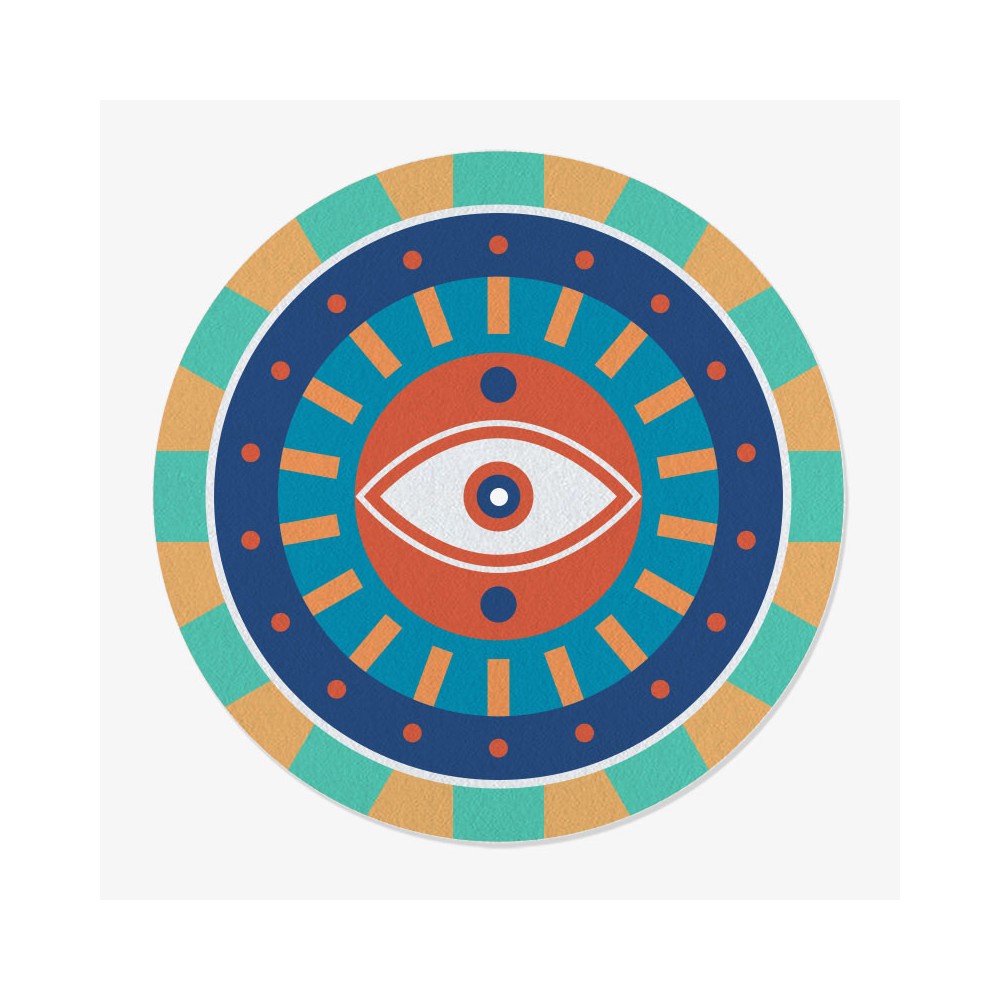 feutrine vinyle oeil design