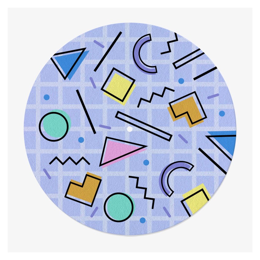 Memphis Vinyl Slipmat | Design Slipmat for Vinyl Turntable | Feylt