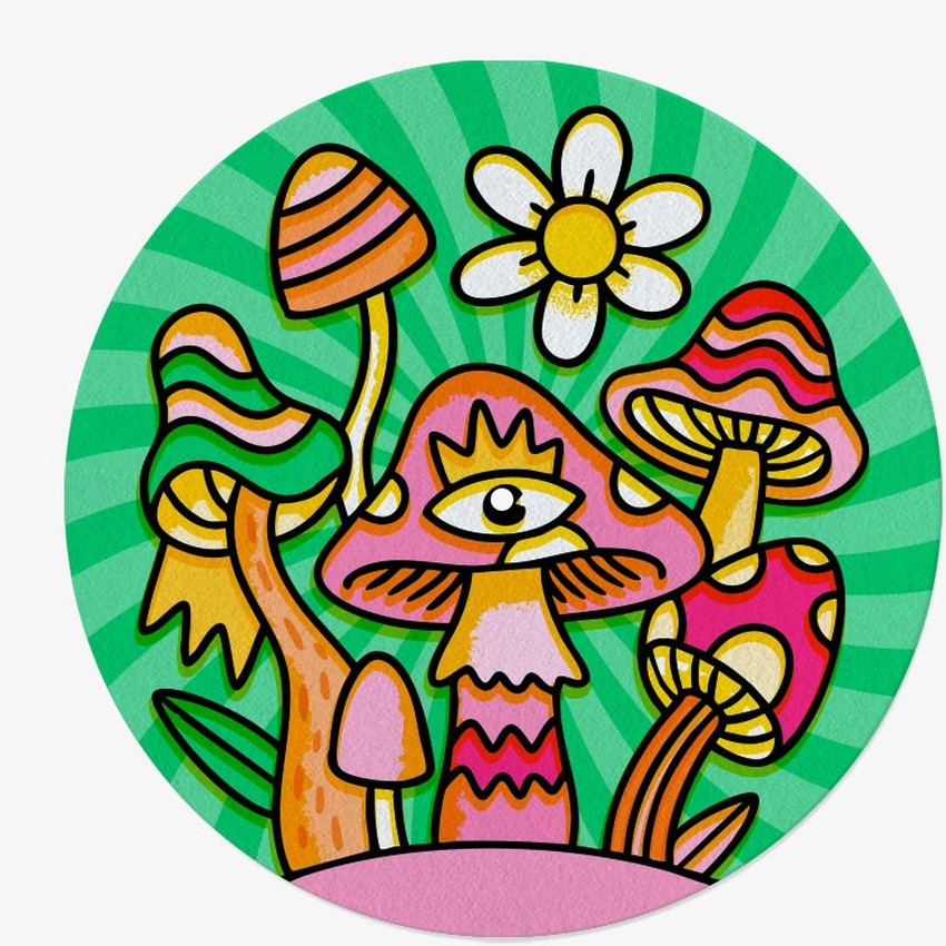 Feutrine Vinyle Champignon