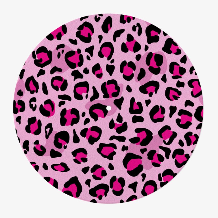 Panther Pattern Vinyl Slipmat | Original 12” Vinyl Slipmat | Feylt