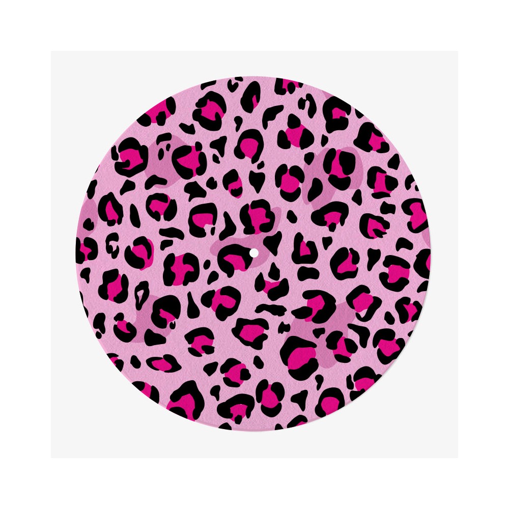 Feutrine Vinyle Motif Panthère Rose