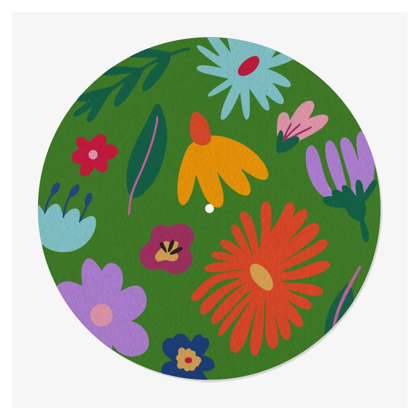 Feutrine Vinyle Fleurs