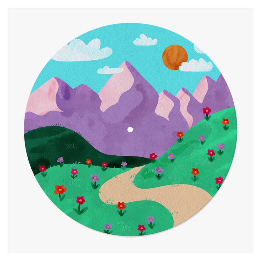 Feutrine Vinyle Montagnes