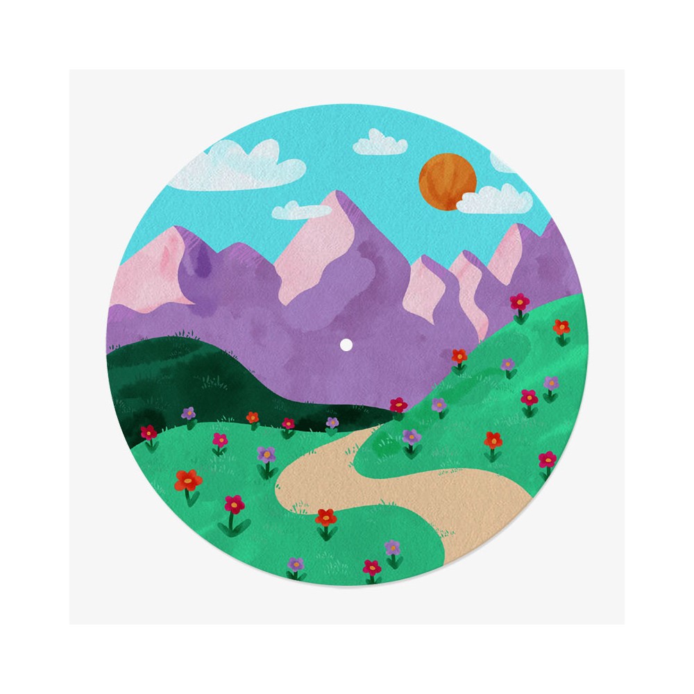 Feutrine Vinyle Montagnes