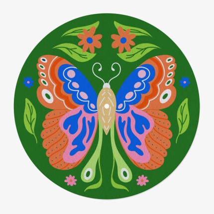 Butterfly Vinyl Slipmat
