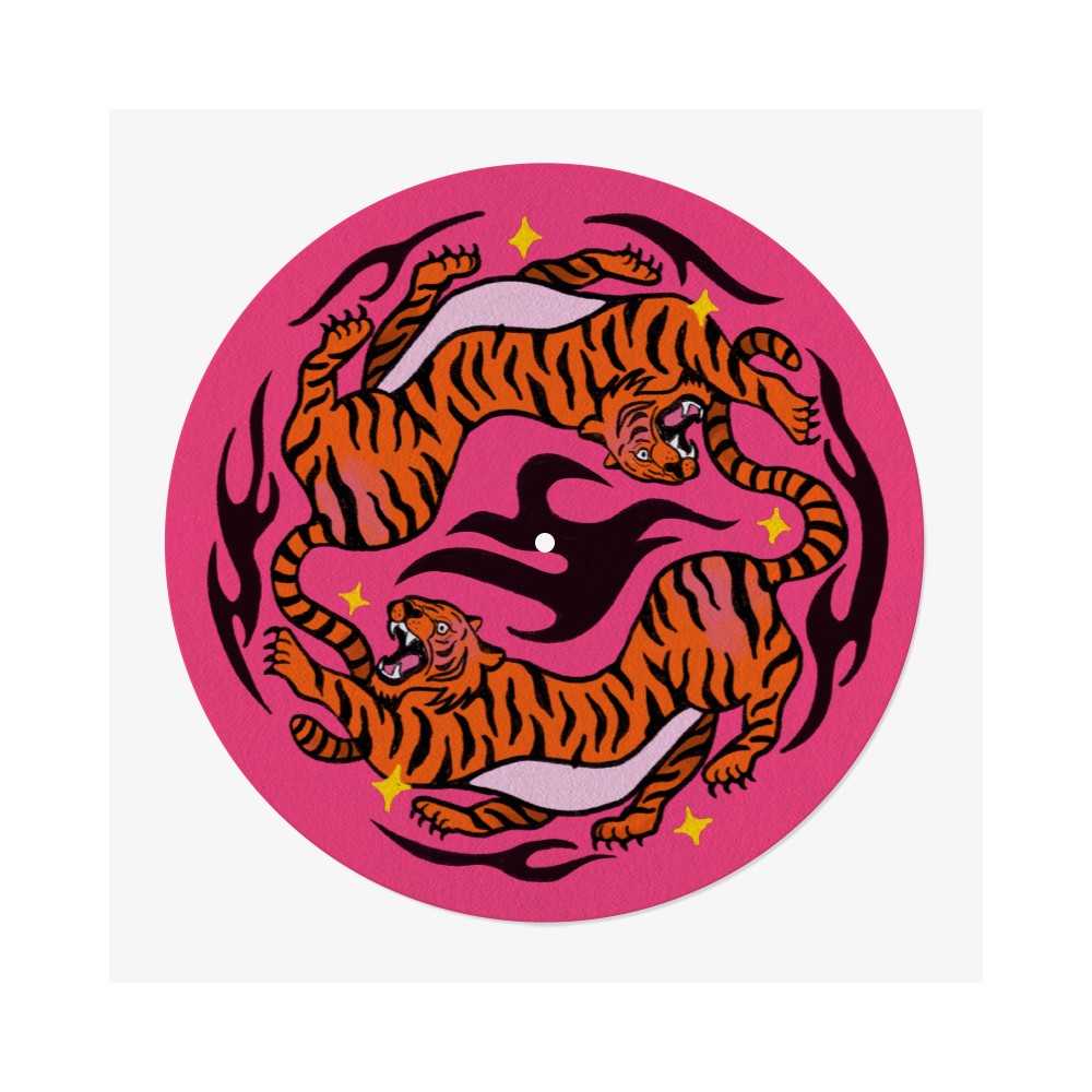 Pink Tiger Vinyl Slipmat