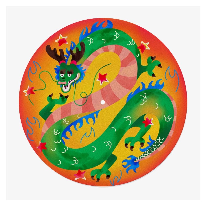 Dragon Vinyl Slipmat | Original Turntable Slipmat - Feylt