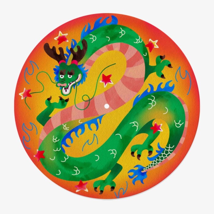 Dragon Vinyl Slipmat | Original Turntable Slipmat - Feylt