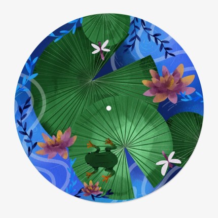 Feutrine Vinyle Nénuphards