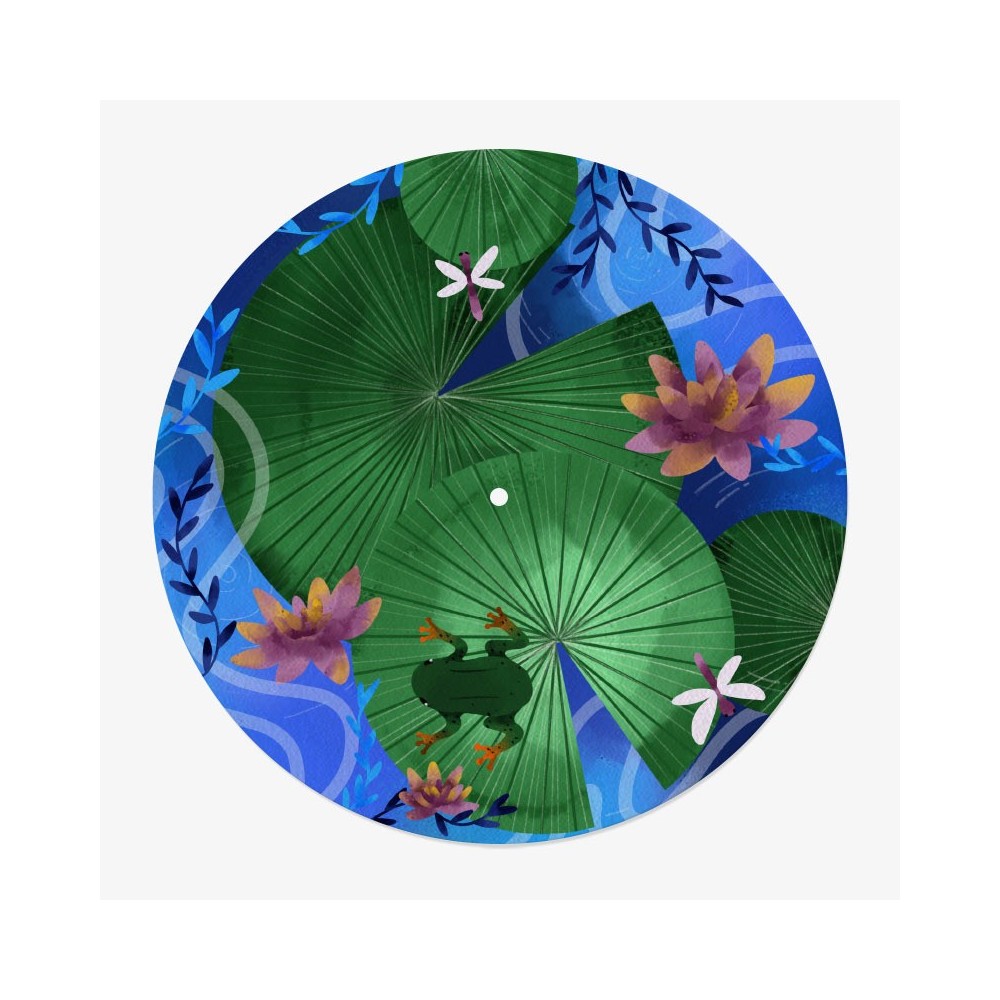 Feutrine Vinyle Nénuphards