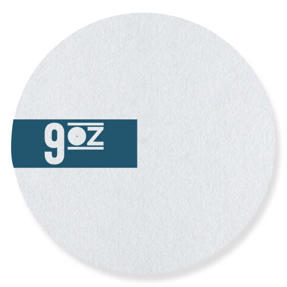 personalized 9 oz turntable slipmat