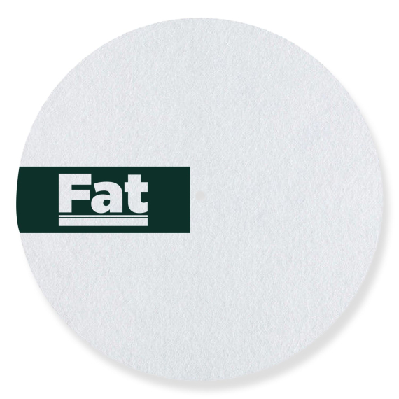 Personalized Glazed Ultra-Thin Turntable Slipmat